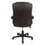 Chaise de bureau ergonomique à haut dossier avec support lombaire, hauteur réglable, inclinaison et revêtement en similicuir de qualité supérieure pour un usage domestique ou professionnel.-2056576069