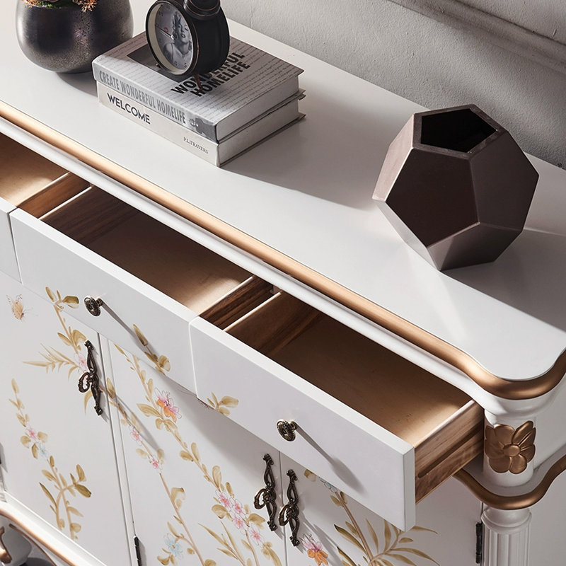 Banc de rangement blanc en bois manufacturé