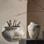 Vase en céramique, vase décoratif rustique rétro, vases à fleurs pour la décoration intérieure