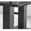 Edzard Double Pedestal High Gloss Dining Table Set with 6 Modern Faux Leather Dining Chairs-141399586