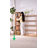 Rotating Bookshelf, 4 Tier Small Walnut Bookcase Corner Shelves Display Storage Tower Space-Saving Revolving For Small Space-751267179