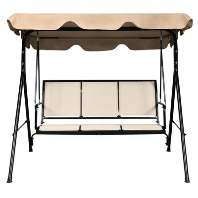 Palacios 3 Person Porch Swing with Canopy