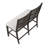 Classic Style Counter Height Bench With Back