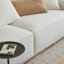 Canapé modulaire en coton et lin blanc crème-581087220-581087177