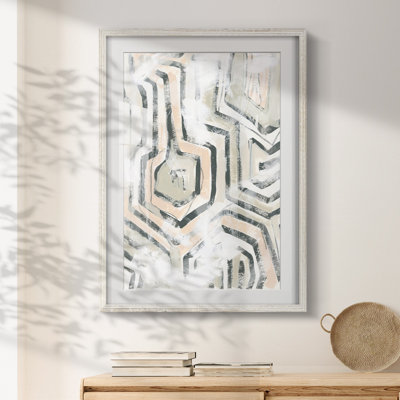 Sand Glyphs I -Framed Print