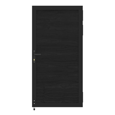  Barrière d'intimité 6 pi avec ensembles de cadre et boutons en métal