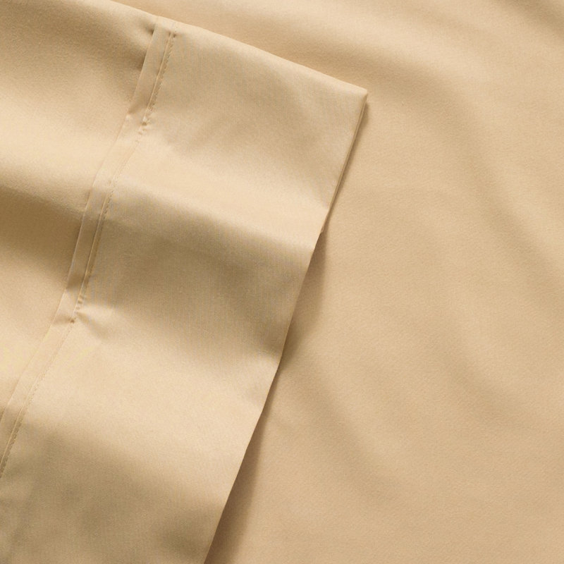 Full Camel Microfiber Down Alternative Bed in a Bag Set