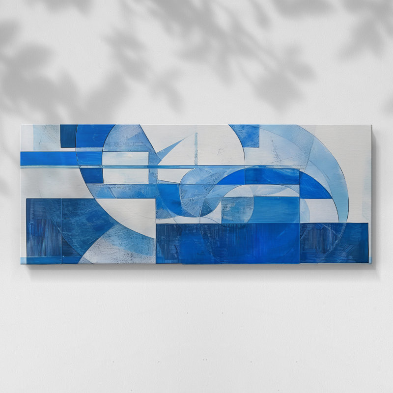 Abstract Series 1 #LXXIX-Wide Gallery Wrapped Canvas, 12" H x 30" W