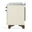 Cuisinière à double combustible de 48 pouces avec 5 brûleurs scellés de la série Majestic III de la série Blanc antique (propane liquide, garniture brunie)-124828678-124828679-124828671