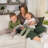 Polyester Slipcovered Loveseat with Reversible Cushions-1996928057