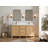 60'' Double Bathroom Vanity with Quartz Top-89857631