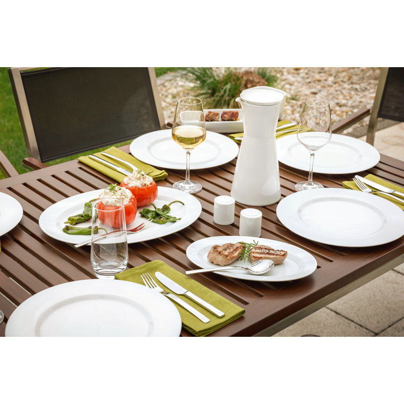 No Limits White Platter, 1cm H x 21cm L x 21cm W