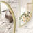 Amara Oval Tempered Glass and Aluminum Alloy Framed French Cleat Mounted Wall Mirror-1202252397-1178516312