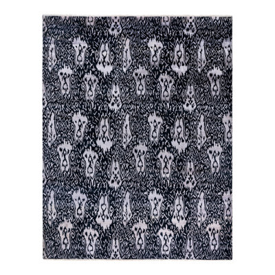 Overdyed One-of-a-Kind 8' 1" x 10' 4" Hand Knotted Area Rug