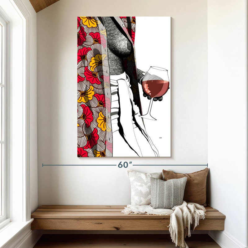 Yarlin Say What Now II, 51" H x 34" W