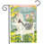 Printemps blanc/vert olive