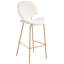 Luana Upholstered Counter Stool with Metal Frame-121394623