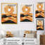 Retro Desert Wall Art, Sunset Line Canvas, Centano-1677480861-1677480859