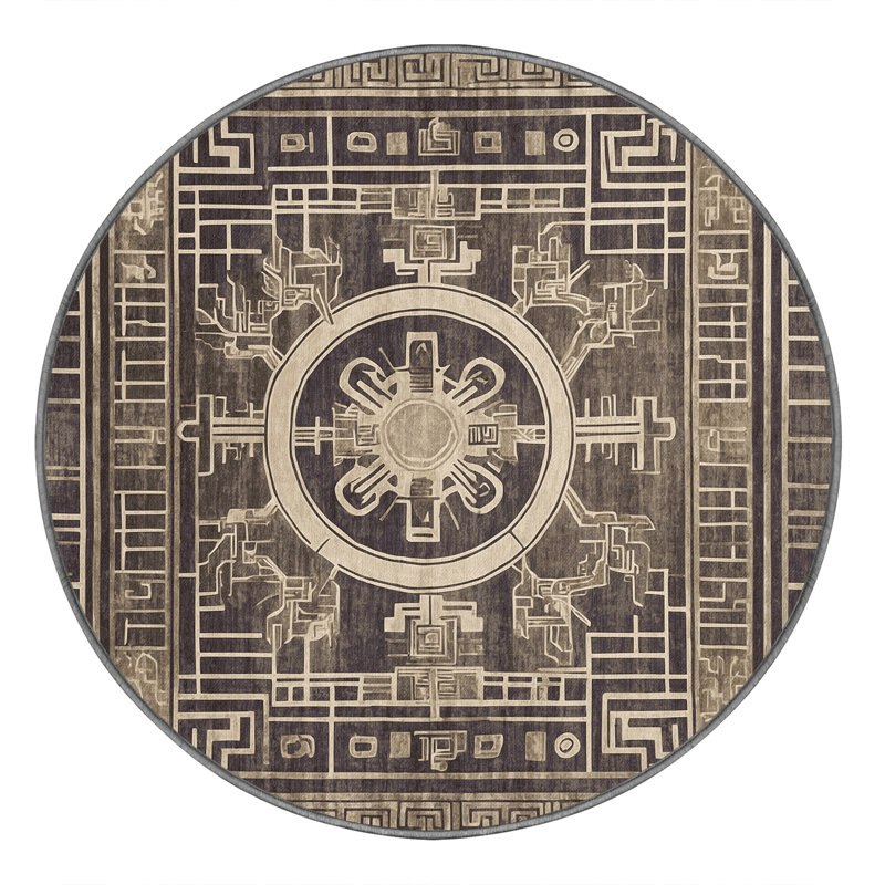 Acropolis Echo Rug, Round 8'