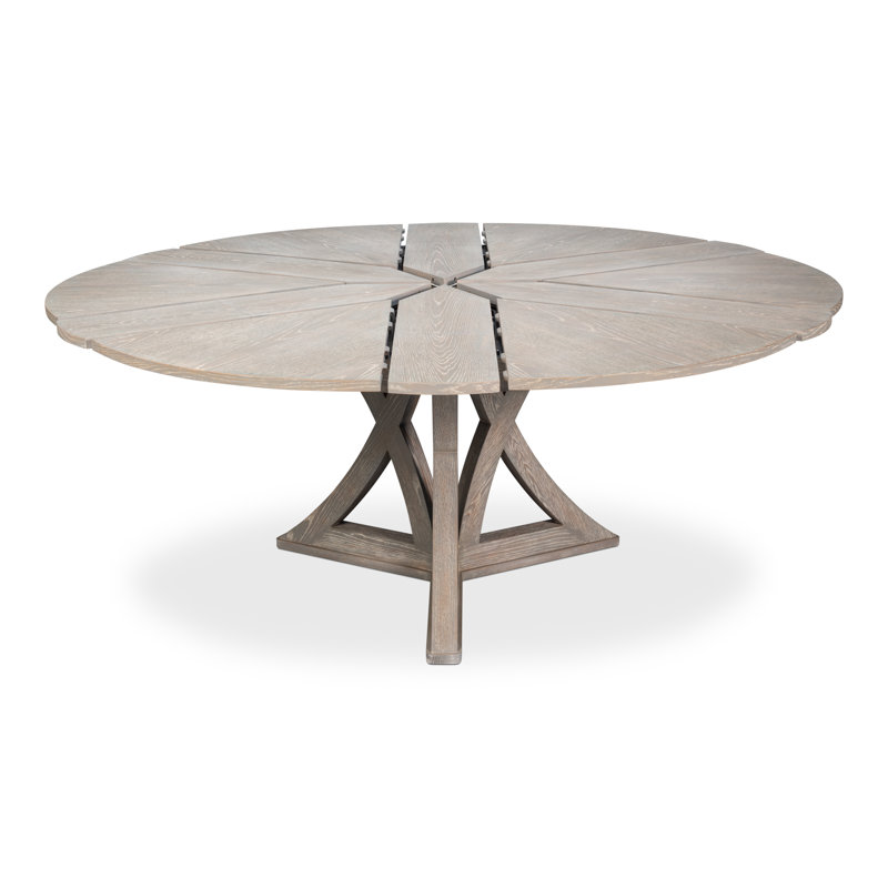 Casual Round Dining Table, 30"H x 66"L x 66"W, Moonskin