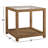 Adalard Glass Top End Table