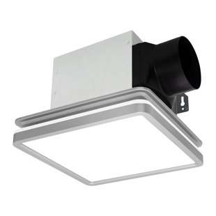 80 CFM Bathroom Fan with LED Light