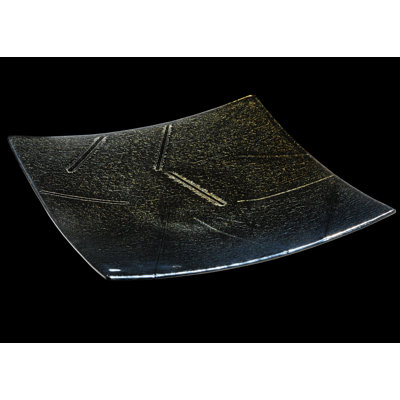 Metro Fusion Handmade Glass Dinner Plate