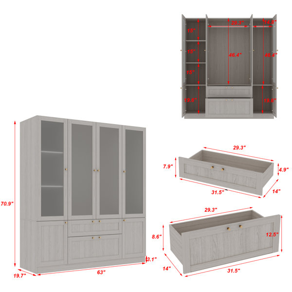 Red Barrel Studio® Armoire | Wayfair