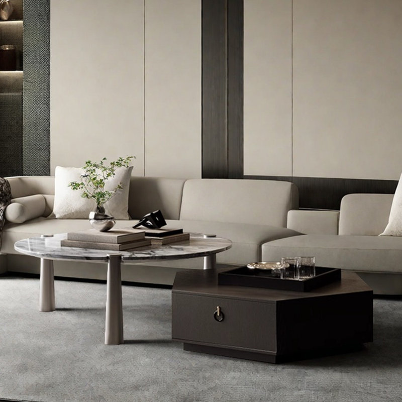 Table basse haut de gamme au design minimaliste