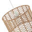 20cm H Paper Drum Pendant Shade ( No Direct Attachment Method ) in Brown