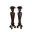 Bronze Boy Face Pedestal Sculpture