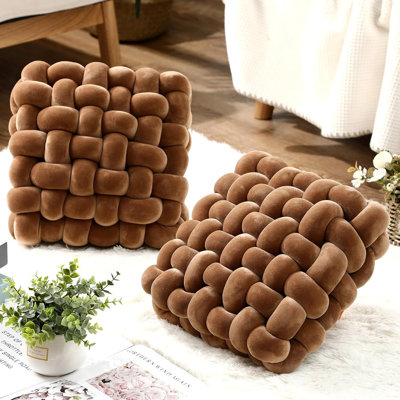 Wenqik Knot Pillow Soft Throw Pillow