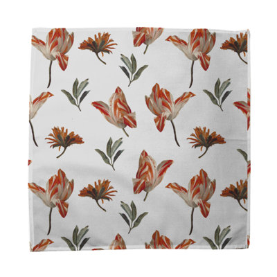 Byung 100% Cotton Floral Square Napkin