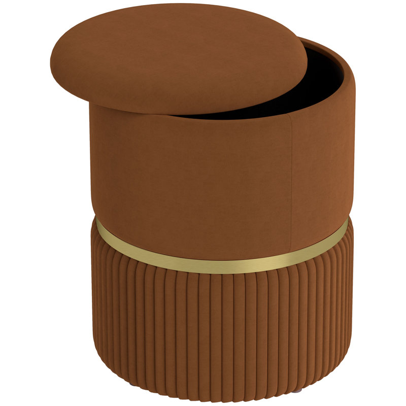 Aireonna Accent Stool, Brown