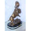 Statue de 15 pi x 9 po x H 22 po bronze Remington Nifao Collection Buffalo Horse