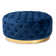 90cm Wide Velvet Tufted Round Solid Colour Cocktail Ottoman
