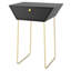 Anniyah 45cm W Metal Bedside Table-106240329