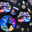 Ensemble de décorations de fête d'anniversaire Star Wars, 114 pièces d'articles de fête et de vaisselle Star Wars