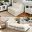 Upholstered Sleeper Chaise Lounge