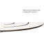 Tablette d'angle blanche 9 po
