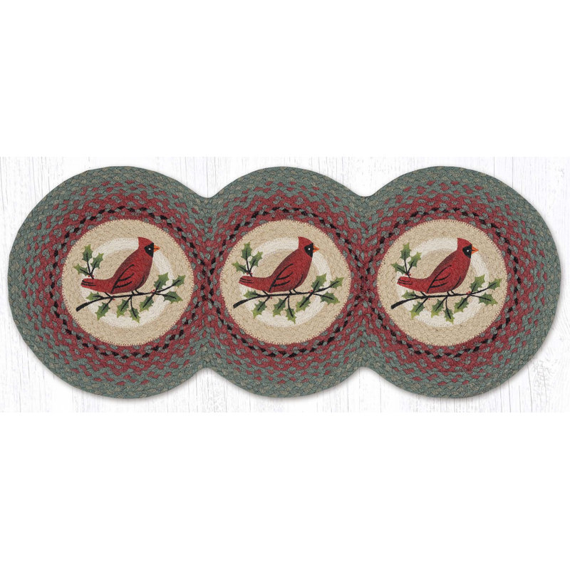 Chemin de table Earth Rugs Holly Cardinal, Holly Cardinal