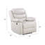 Fauteuil inclinable électrique en cuir synthétique-2020340030