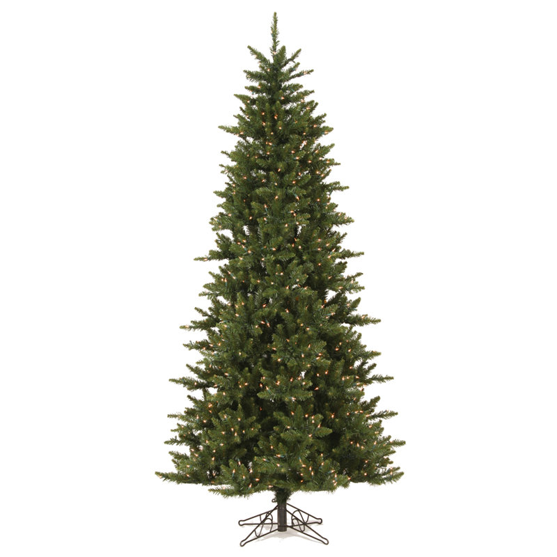 Camdon Fir 7.5' H Lighted Artificial Fir Christmas Tree