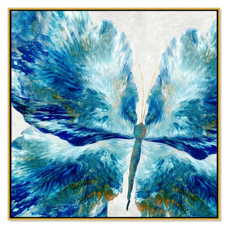 «Take Flight Print» par Eva Watts, Or, H 41,5 po x l 41,5 po