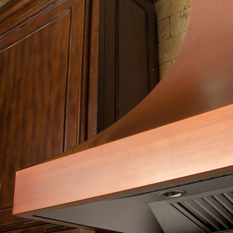 ZLINE 30" Designer Series Fingerprint Resistant Stainless Steel Ducted Wall Range Hood (8632S-30), Satin Stainless Steel