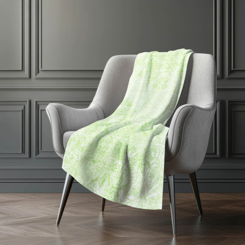 Jeté floral Sherpa ASB673 Addison, Menthe