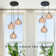 Trosclair 3 - Light Dimmable Brown Cluster Pendant