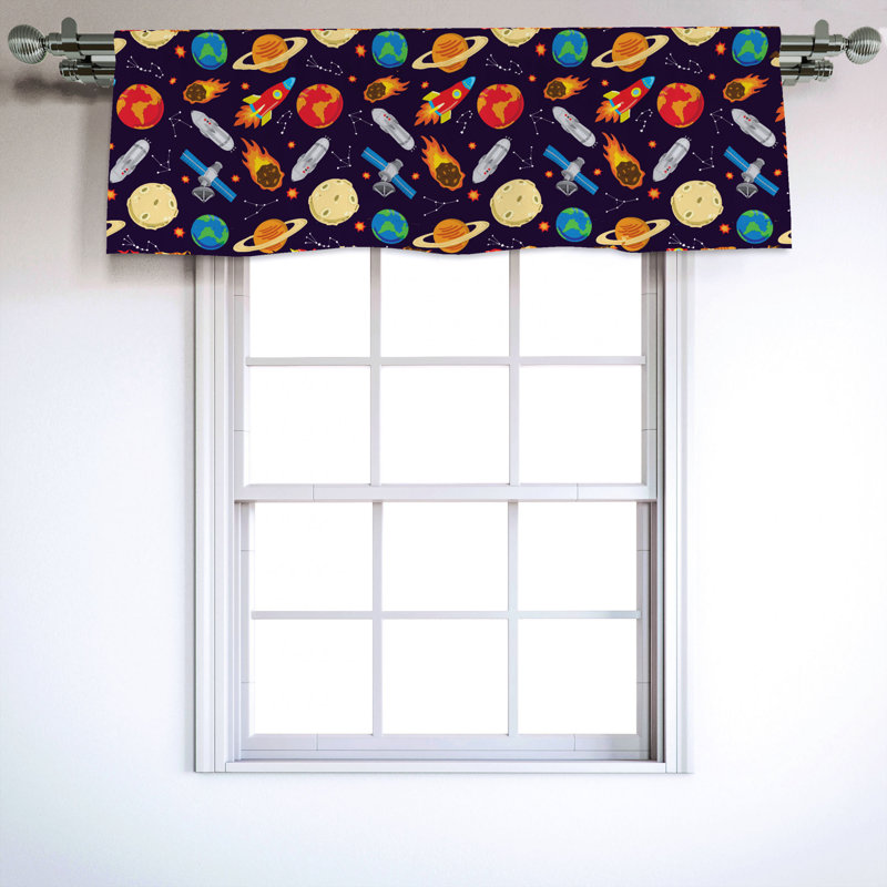Sateen Ruffled Window Valance