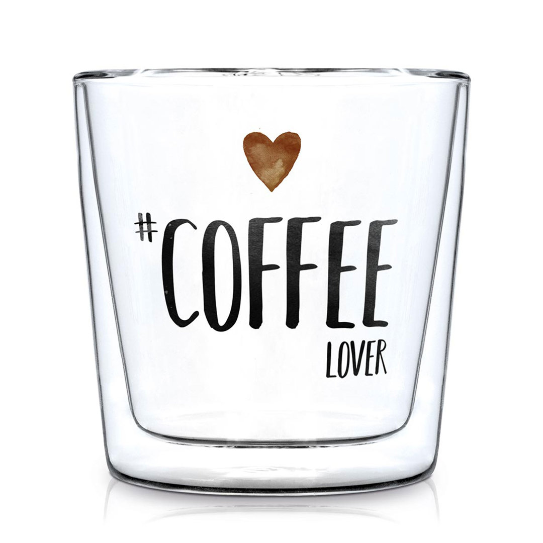 PPD Doublewall Coffee Lover Trendglas, Teeglas, Tee Glas, Teebecher, Doppelwandig, 300 ml, 604256