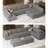 Neemi Oversized Modular Sectional Sofa U Shaped Couch Set With Storage Seat Convertible Large Couch U Shape Set-1760171164